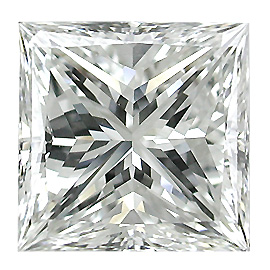 3.11 ct Princess Cut Diamond : H / VVS2