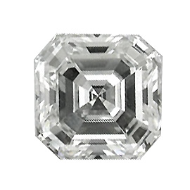 3.03 ct Asscher Cut Natural Diamond : G / VS1