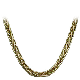 18K Yellow Gold 16 - 20" Wheat Chain