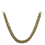 18K Yellow Gold 16" Wheat Chain