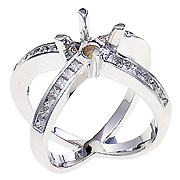 18K White Gold 1.00cttw Diamond Setting