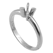 18K White Gold Setting