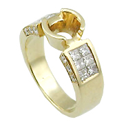 18K Yellow Gold 1.00cttw Diamond Setting