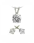 Diamond Pendant and Earrings Sets