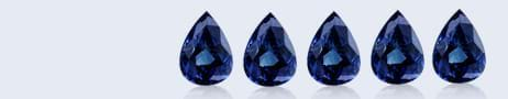  Calibrated Blue Sapphires