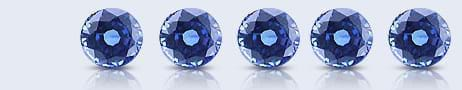  Calibrated Blue Sapphires