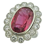 Multi Stones Ruby Rings