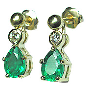 Diamond and Gemstones Earrings