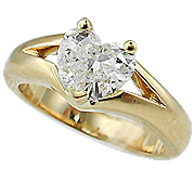 Heart & Oval Diamond Rings