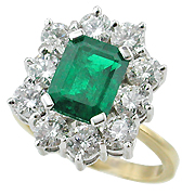 Princess Diana Emerald rings