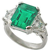Diamonds & Emerald rings