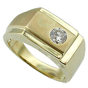 Yellow Gold Men's Rings