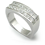 Diamond Wedding Band for a Man