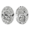 Matching Oval Diamond Pair