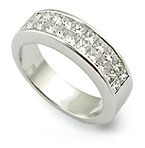 Diamond Wedding Band for a Woman