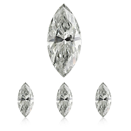 0.12 ct Marquise Diamond : E / VVS2