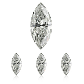 0.18 ct Marquise Natural Diamond : E / VVS2