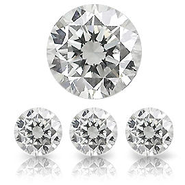0.01 ct Round Natural Diamond : G / VVS2