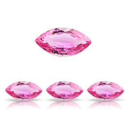 0.51 ct Marquise Pink Sapphire : Fine Pink