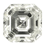 0.54 ct Asscher Cut Natural Diamond : K / VVS1