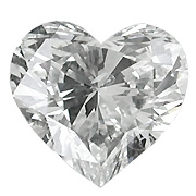 1.01 ct Heart Shape Diamond : D / VVS2