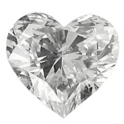 2.01 ct Heart Shape Natural Diamond : I / VVS1