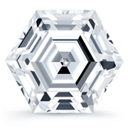 0.57 ct G / SI1 Hexagonal Natural Diamond