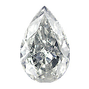 0.44 ct Pear Shape Natural Diamond : J / SI1
