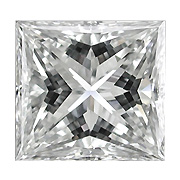 0.32 ct Princess Cut Natural Diamond : D / SI1