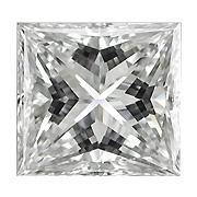 5.01 ct Princess Cut Natural Diamond : I / VS1