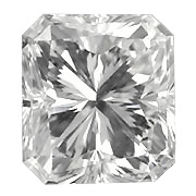 0.80 ct Radiant Natural Diamond : J / VS1