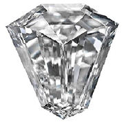 0.37 ct D / VS2 Shield Diamond