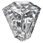 1.54 ct Shield Natural Diamond : D / IF