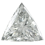 0.76 ct Trillion Diamond : D / SI1