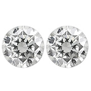 3.10 cttw Pair of Round Diamonds : F / I1