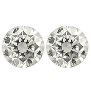 2.04 cttw Pair of Round Diamonds : K / VS2