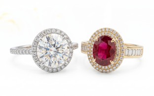 Diamond vs Gemstone Rings